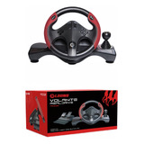 Volante & Pedal Force Driving Para Xboxone/ps3/ps4/pc/switch Cor Preto