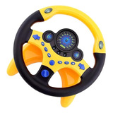Volante De Simulação Copilot Com Brinquedo De Base Amarela