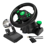 Volante De Vibração Gamer Pro Kp-5815a P/ Xbox360 Pc Ps2 Ps3