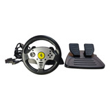 Volante E Pedais Thrustmaster Para Ps3 Ps2 Gamecube E Pc