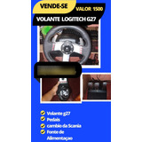 Volante G27 Racing Wheel Logitech Com Pedal E Câmbio C/ps3