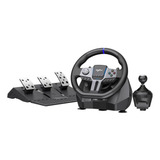Volante Gamer Driving Joystick Racing Pedal Embreagem Câmbio