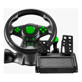 Volante Gamer Knup Com Vibração Pc Xbox Playstation Kp5815a