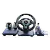 Volante Leadership Gamer Twin Turbo Ps2/ps3/pc