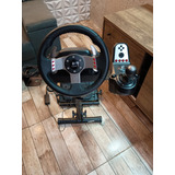 Volante Logitech G27 Com Câmbio E Suporte Extreme Sim Racing
