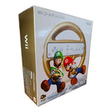 Volante Nintendo Wii Gold Mario Kart Usado