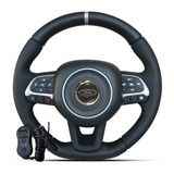 Volante Prata Controle Som Interface P/ Ford Ka 1999