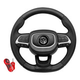 Volante Prata Tsi Turbo Jetta Controle De Som Pronto Gol G3