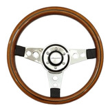 Volante Rosseti Racing Madeira Crom+cubo Billet Defender