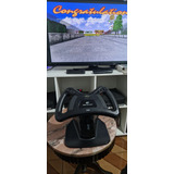 Volante Sega Saturn Com Jogo Scorcher Original Tectoy