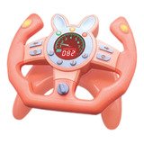 Volante Simulado, Brinquedo De Som De Rosa Em Forma De U