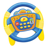 Volante Simulado Brinquedo De Condução De Simulação Azul