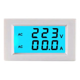 Voltimetro Amperimetro Ac 50 - 500v Display Digital 100a