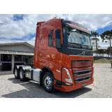 Volvo Fh 540 Cab. Globetrotter 6x4 Ano 2023 Laranja Pac. Ec