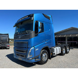 Volvo Fh 540 Cab. Globetrotter Pac. Ec 2024 Azul Traçado 