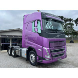Volvo Fh 540 Roxa Globetrotter 6x4 2024 Pacote Ec Mola Fh540