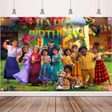 W Festa De Aniversário Encanto Dez Banner Background Luisa