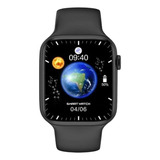 W28pro Smartwatch Bluetooth C/watch Call + Bumper E Pelicula Cor Da Caixa Preto