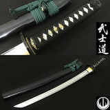 Wakizashi Espada Samurai Curta Aço Carbono Afiada Corte