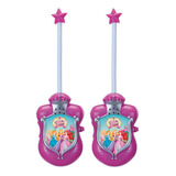 Walkie-talkie Art Brink Princesas De Princesas Com 2 Unidades Rosa