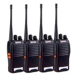 Walkie-talkie Baofeng Walk Talk 777 Bf-777s Com 4 Rádios E Frequência 400-470mhz - Preto 110v/240v