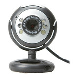 Webcam 12 Mp Com 6 Leds Para Visão Noturna Usb Pc/laptop