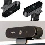 Webcam Brio 4k Pro Tecnologia Hdr E Rightlight 3 Logitech Cor Preto