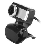 Webcam Com Microfone Brazil Pc V4 Cabo 1.5m Preto/prata