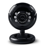 Webcam Com Microfone Interno Usb 16mp Nfe Multilaser Black