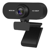 Webcam Hd 1080p 2mp Com Microfone De Redução De Ruído, Plugu