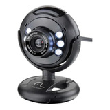 Webcam Multilaser Preta Com Fio 16mp Usb 2.0 Led Wc045 Loi