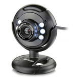 Webcam Night Vision 16 Megapixel Multilaser Usb Led- Wc045 