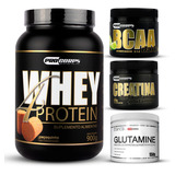 Whey Beta 4 Protein 900g + Bcaa + Creatina + Glutamina