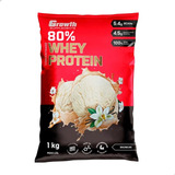 Whey Concentrado 80% Whey Protein - Growth Supplements Sabor Baunilha