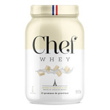 Whey Protein Gourmet Concentrado Zero Lactose 907g Chef Whey Sabor Mousse De Chocolate Branco