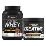 Whey Protein Isolado Gold Zero Lactose 900g + Creatina 150g