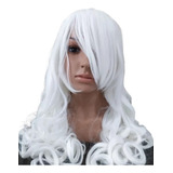 Wig Peruca Rainha Branca 60 Cm Cosplay Anime Fantasy