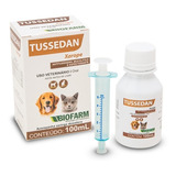 Xarope Tussedan 100ml Tratamento Tosse Cães E Gatos