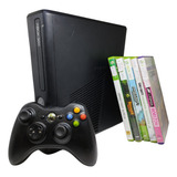 Xbox 360 Completo Com Hd De 250gb E Jogos Só Ligar E Usar: Gta 5, Forza Horizon, Minecraft