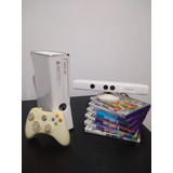 Xbox 360 + Kinect Slim 4gb Special Edition C/ 6 Jogos Kinect