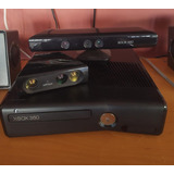 Xbox 360 + Kinect + Zoom Motion Sensor + 2 Controles +7jogos