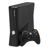 Xbox 360 Slim 4gb Preto Fosco + Controle Original + Jogo
