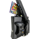 Xbox 360 Slim Original + Hd 320gb + Kinect + 2 Controles+4jogos