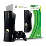Xbox 360 Slim Travado Semi-novo + 1 Controle Sem Fio