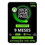 Xbox Game Pass Ultimate - Código 25 Digitos Vpn - Descrição