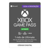 Xbox Game Pass Ultimate 1 Mês - 25 Dígitos 