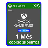 Xbox Game Pass Ultimate 1 Mês 25 Dígitos