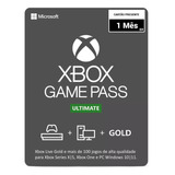 Xbox Game Pass Ultimate 1 Mês Assinatura Gift Card Brasil