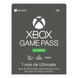 Xbox Game Pass Ultimate 1 Mês Gpu 1 Mês Mensal 25 Dígitos