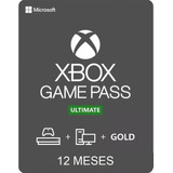 Xbox Game Pass Ultimate 12 Meses Xbox One Series X S Anual
